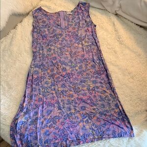 Floral Sleeveless Dress - Multicolor